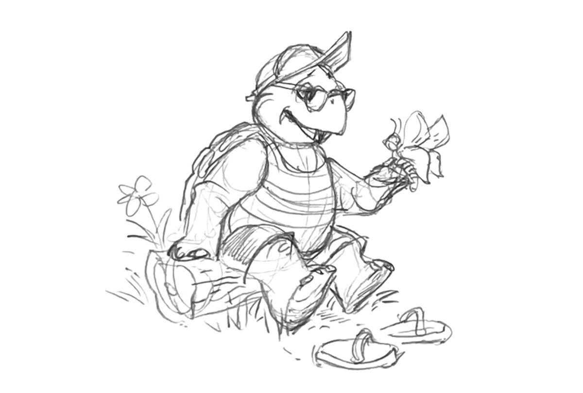 Children's book character sketch