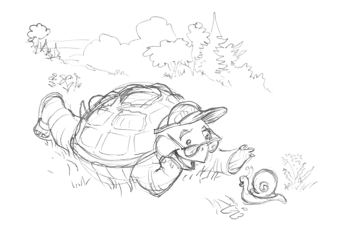 Children's book character sketch