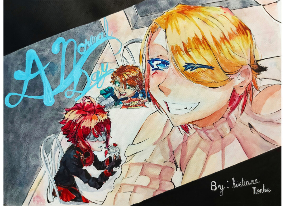 Cartooning 3 student work - comic anthology cover